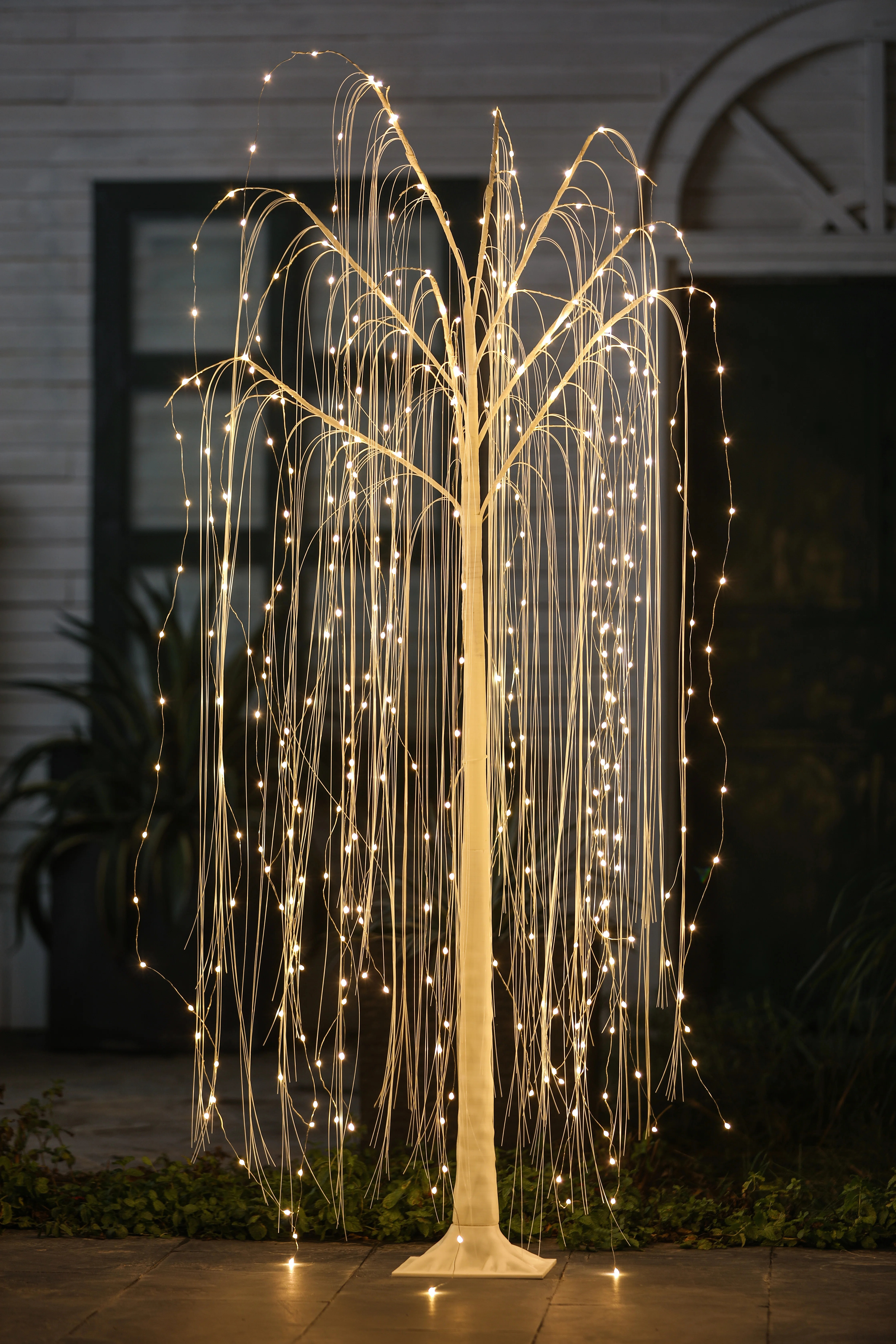 Etta Avenue™ Roxanne Artificial Lighted LED 70.87" H White Willow Tree Decoration & Reviews | W... | Wayfair North America