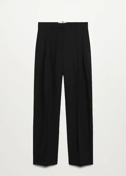 Pleated suit trousers | MANGO (UK)