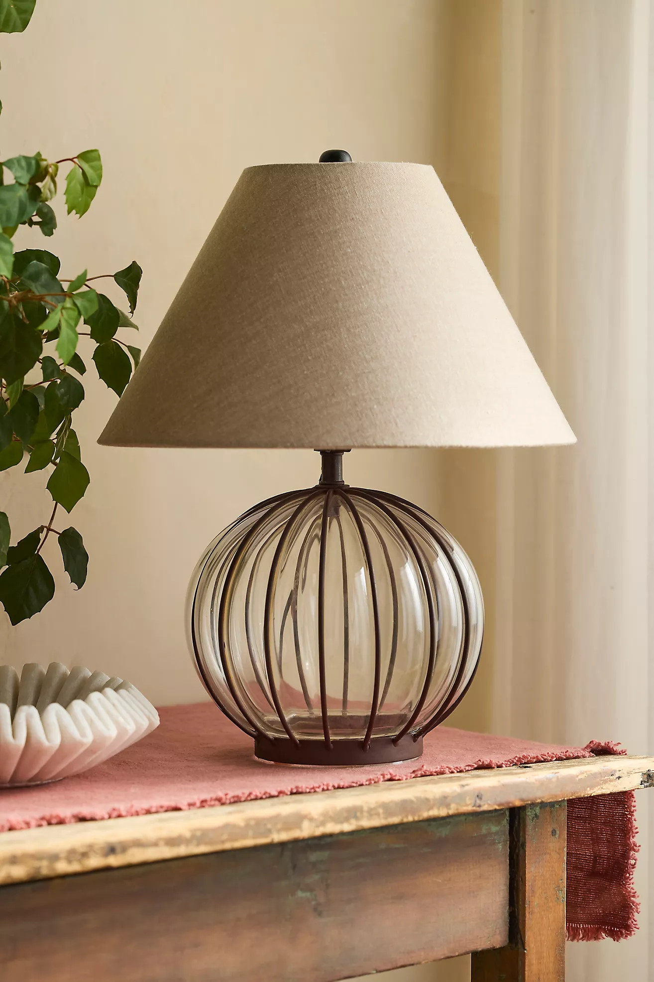 Striped Iron Table Lamp | Anthropologie (US)