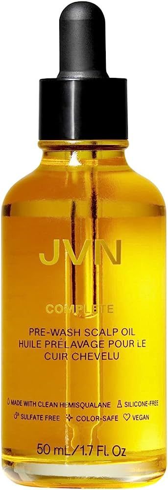 JVN Pre-Wash Scalp Oil & Hair Treatment Oil, Pre Shampoo Dry Scalp Treatment, Scalp Cleansing Oil... | Amazon (US)