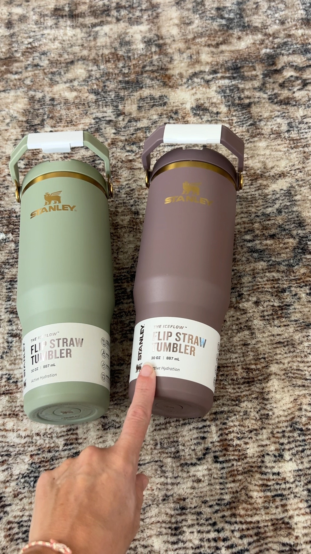 30 ounce Stanley tumblers with the gold/brass detail. Bought these for my daughters! Love the top handles. Juniper & Cashmere colors. Warm Fall colors

Gift ideas
Tween gift 
Girls gift guide
Christmas gift
Holidays
Water bottle
Stanley

#liketkit
@liketk.it

#LTKFindsUnder50 #LTKKids #LTKGiftGuide