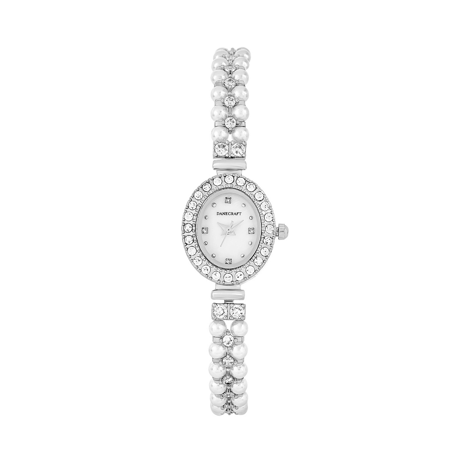 Danecraft Women's Silver Plated Oval Watch | Kohl's