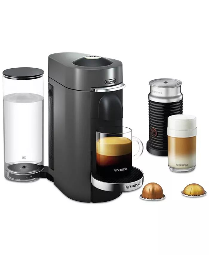 Nespresso by De'Longhi Vertuo Plus Deluxe Coffee and Espresso Maker & Reviews - Small Appliances ... | Macys (US)