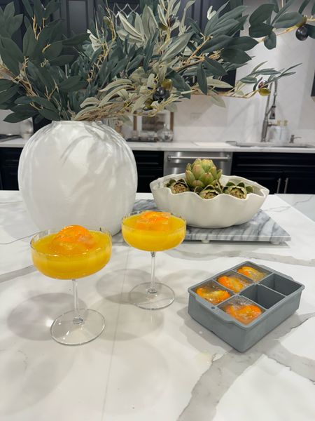 Elevate any drink this spring & summer season by making orange slice ice cubes! This tray is my favorite because it’s deep enough to fit orange slices perfectly. It also comes with a cover. 

Amazon home find, Amazon, Amazon find, coupe glasses, spring drink, spring brunch, summer brunch, summer drink, Mother’s Day, Wedding Shower, Birthday, 

#LTKfindsunder50 #LTKwedding #LTKGiftGuide