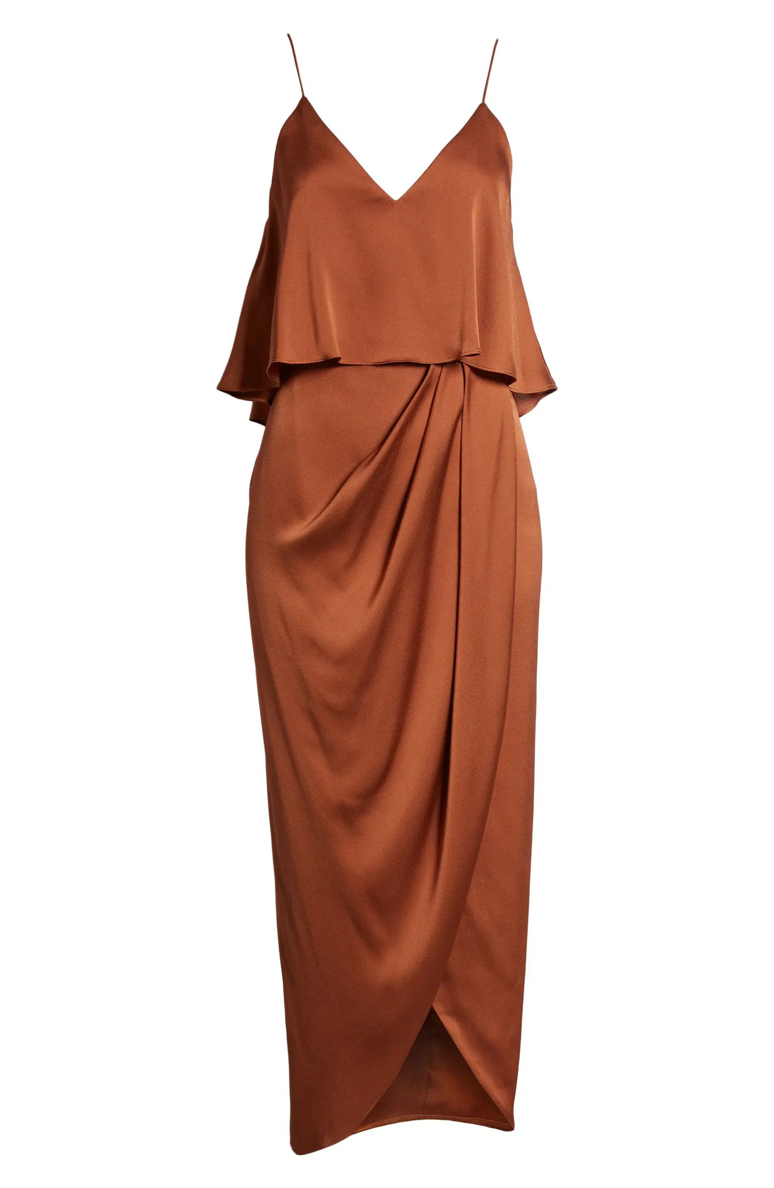Shona Joy Luxe Frill Tulip Hem Maxi Dress | Nordstrom | Nordstrom