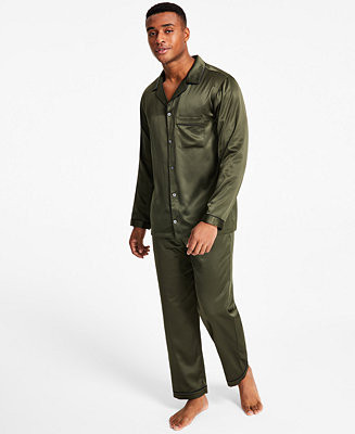 I.N.C. International Concepts® Men's 2-Pc. Tipped Pajama Set, Created for Macy's | Macys (US)