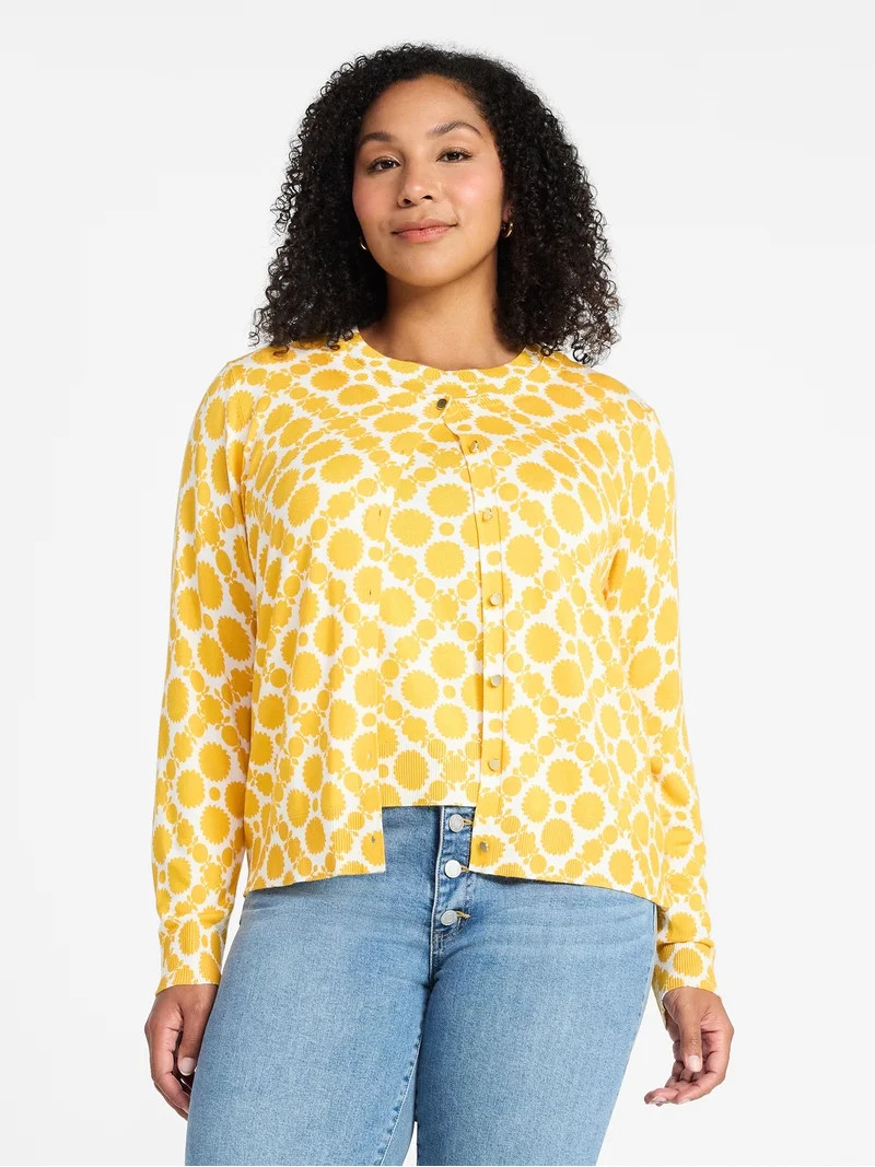 Time and Tru Women's Sleeveless Shell and Cardigan Twin Set, 2-Piece, Sizes XS-XXXL | Walmart (US)