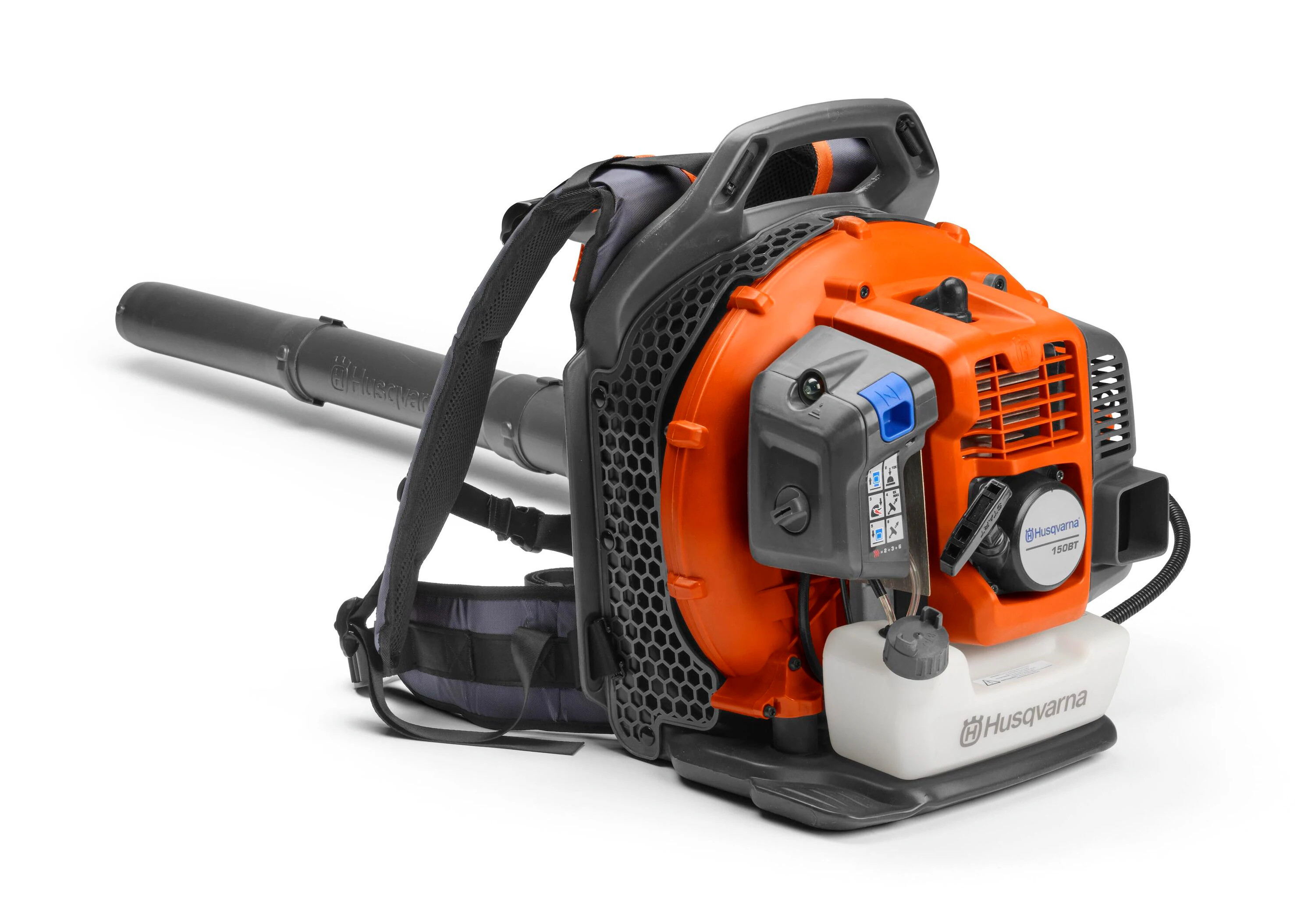 Husqvarna 150BT 51-cc 2-cycle 765-CFM 270-MPH Gas Backpack Leaf Blower one_size in Orange | 970466901 | Lowe's