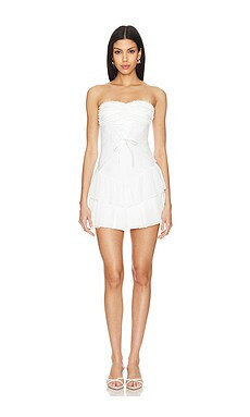 MORE TO COME Raquell Mini Dress in White from Revolve.com | Revolve Clothing (Global)