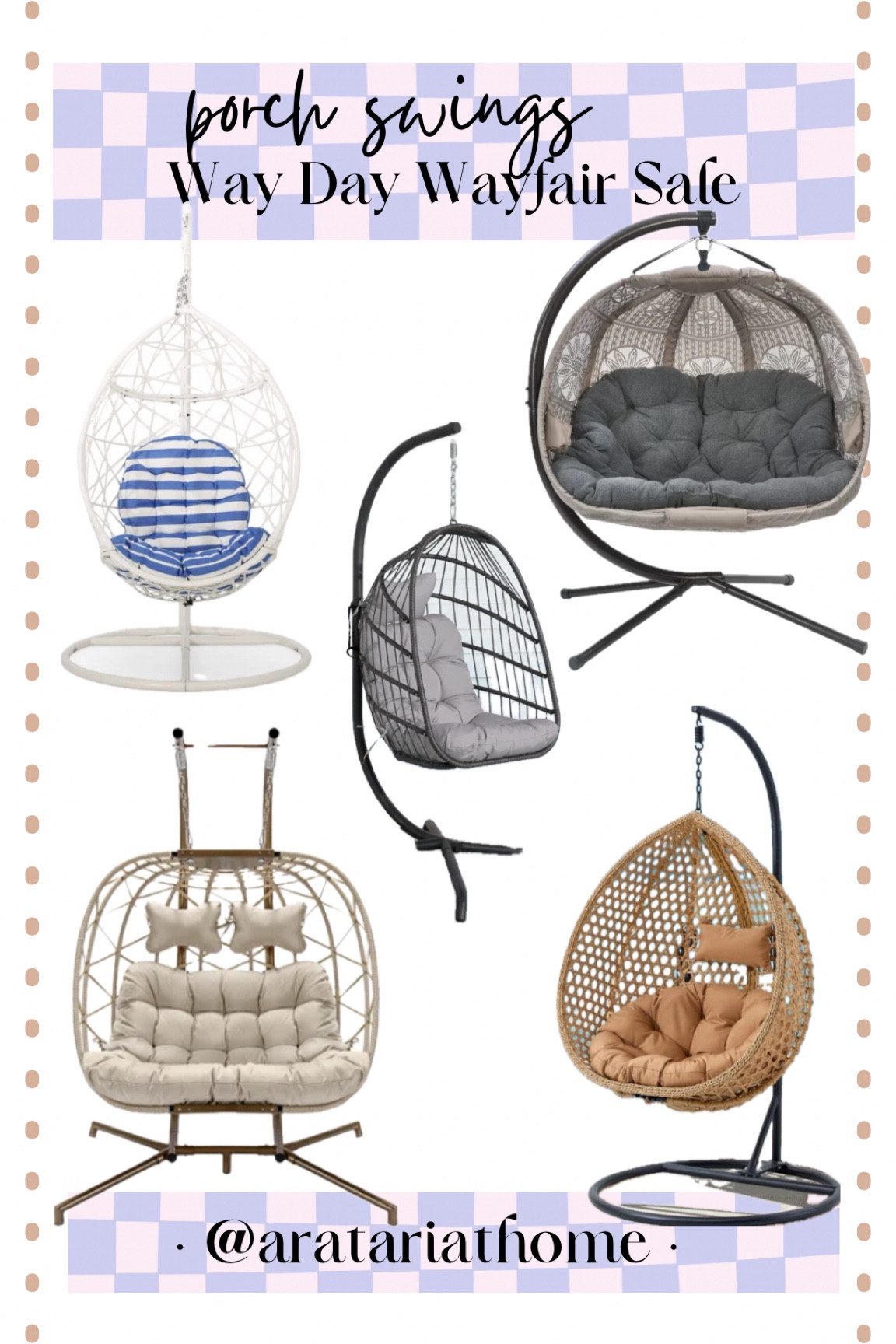 Porch swings on sale for wayfair’s way day sale



#LTKsalealert #LTKSeasonal #LTKhome