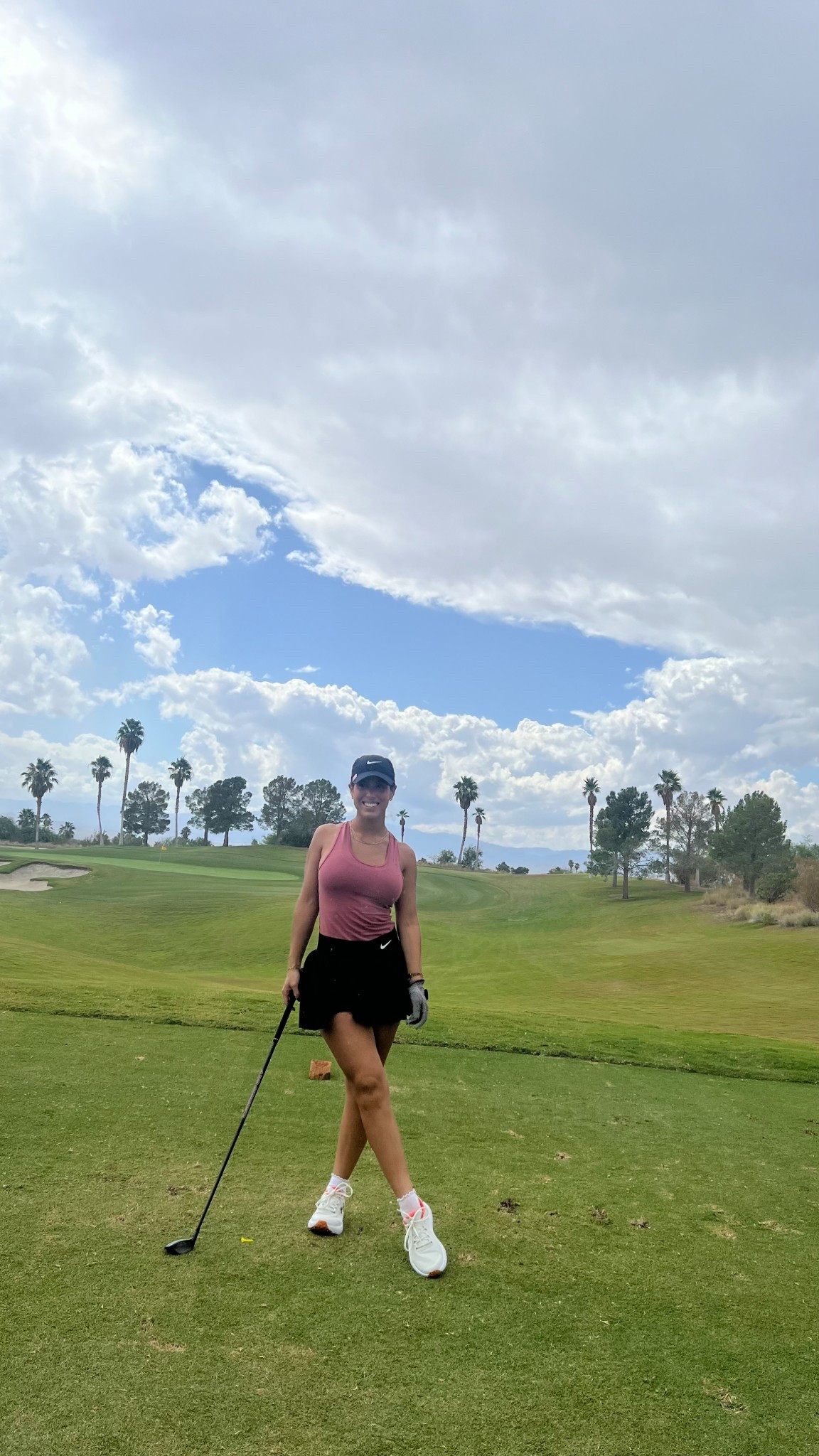 Golf day outfit wearing top and skirt size small. Shoes are on MAJOR SALE and suuuper comfy!! #golffit #golfoutfit #womensgolf #LTKFindsUnder100

#LTKActive #LTKSaleAlert