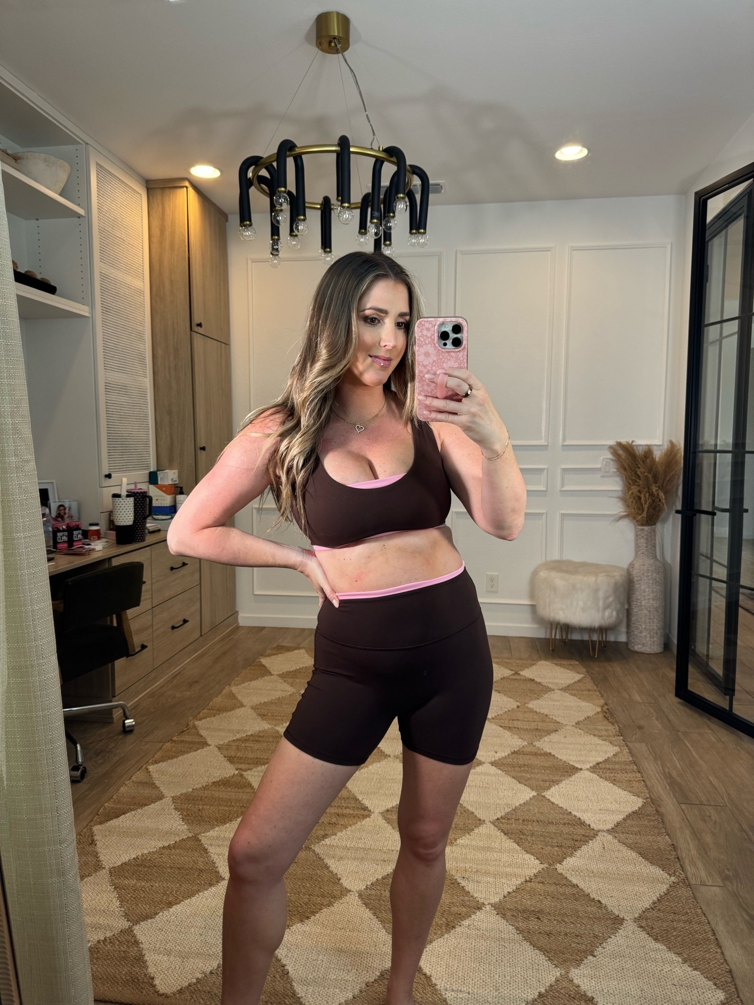 This outfit is perfect for a summer workout or errands!

Sports bra 
Biker shorts 
Abercrombie

#LTKootd #LTKActive