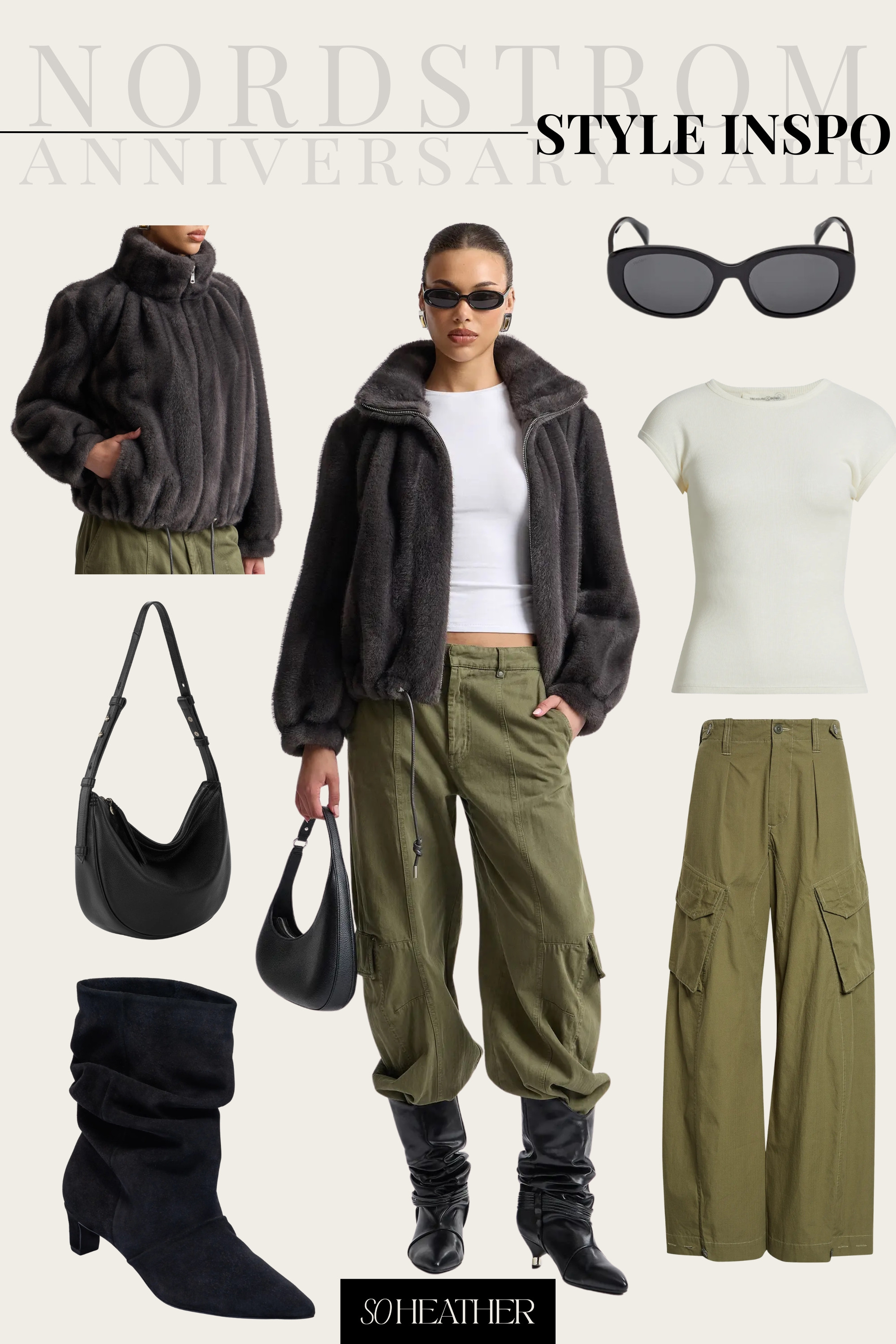 This Nordstrom Anniversary Sale faux fur jacket is such a chic statement piece for fall, and I love it styled with cargo pants, a simple tee, boots, and sleek accessories.

Start your wish list now by clicking the ❤️ on your favorites so you can check out quickly when your shopping window opens. #NSale #LTKOver40 #LTKFinds 

 #LTKootd #LTKOver40 #LTKSaleAlert