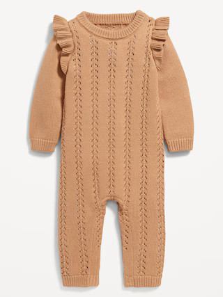 Sweater-Knit Ruffled One-Piece for Baby | Old Navy (US)