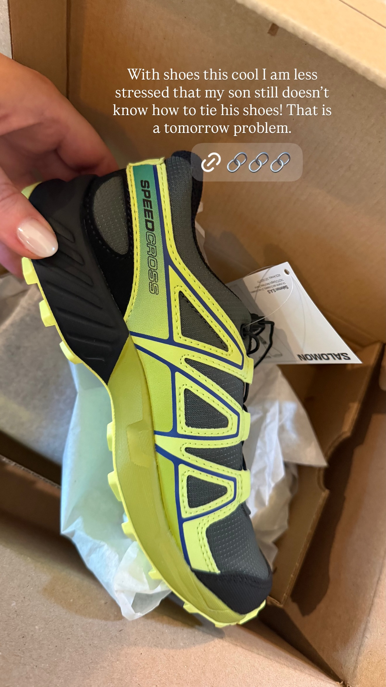 With shoes this cool I am less stressed that my son still doesn't know how to tie his shoes! 

 