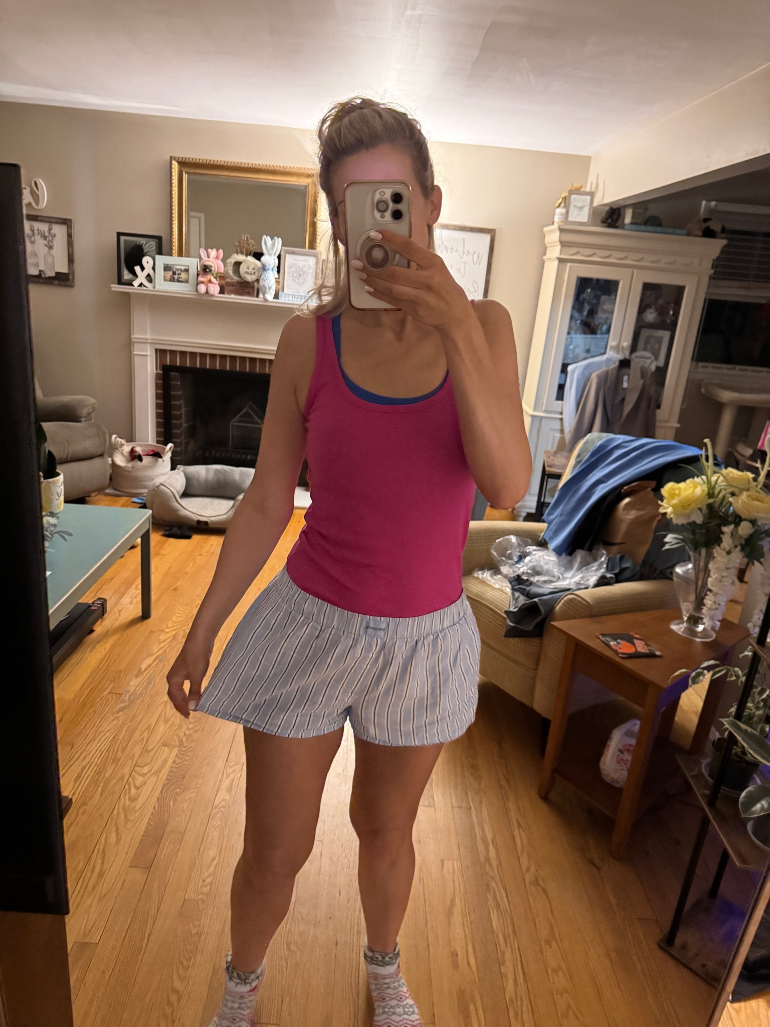these walmart boxer shorts have no business being this cute 😭
literally my go-to for sleeping, lounging, and pretending i have my life together

#LTKOver40