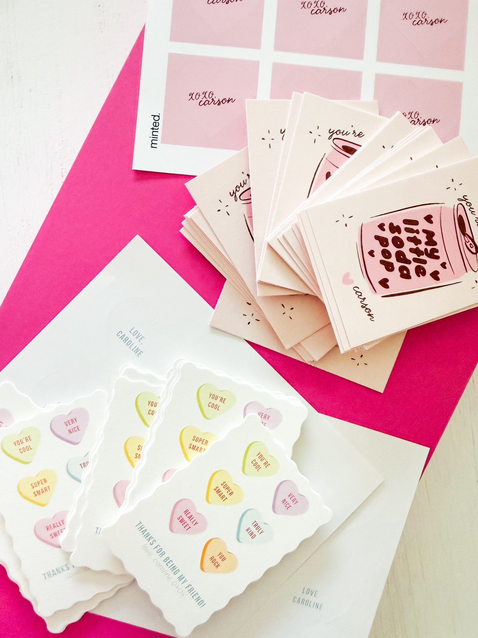 the best in VDAY stationery from minted…
Personalized goodies for the best exchanges for friends and classmates! XONASHVILLE26 for 20% off and matching stickers for free | 

#LTKSeasonal #LTKValentine #LTKmomlife