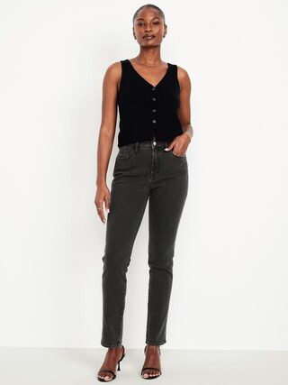 Curvy High-Waisted Vintage Slim Jeans | Old Navy (US)