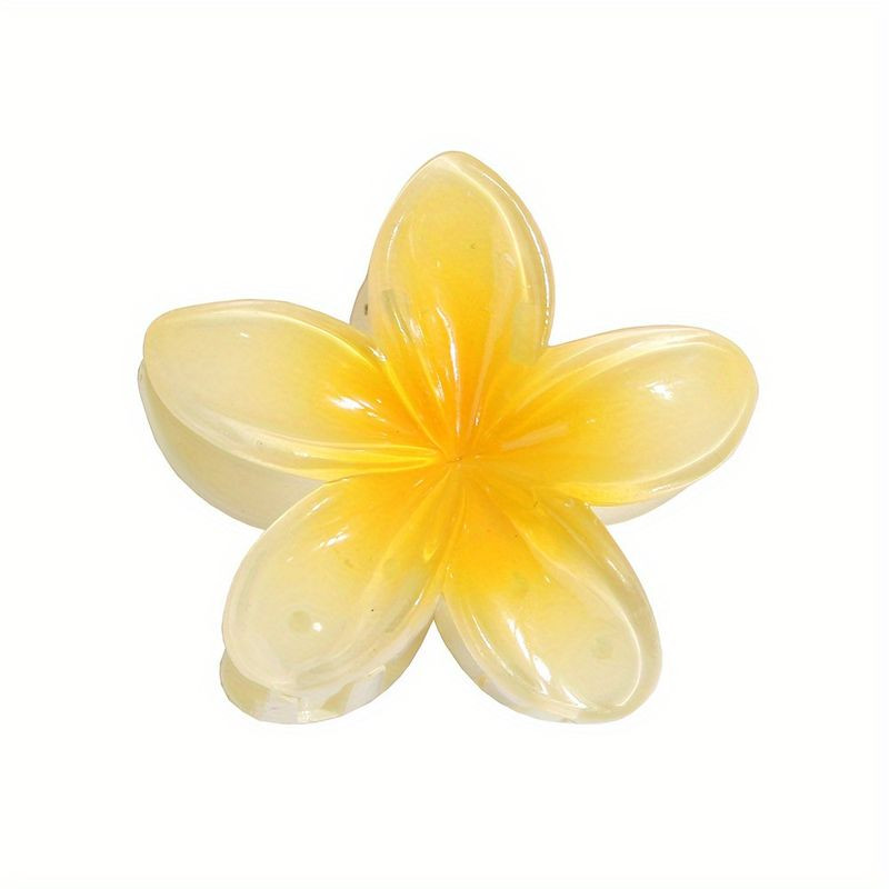 Flower Glossy Hair Claw Back Head Hair Clip Sweet Hair Accessories For Girls Women - Jewelry & Ac... | Temu Affiliate Program