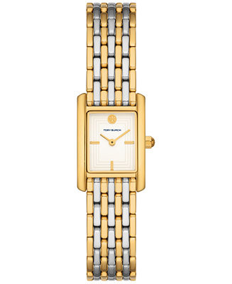 Tory Burch Women's The Eleanor Two-Tone Stainless Steel Bracelet Watch 19mm - Macy's | Macy's