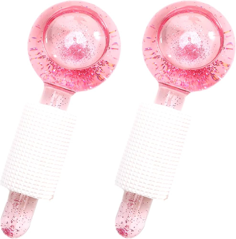 Ice Globes for Facials, 2PCS Ice Globes, Facial Globes, Face Globes, Cooling Globes, Facial Massa... | Amazon (US)