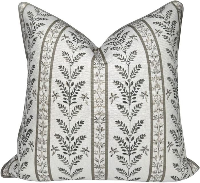 Jillien Harbor “The Campbell” Decorative Pillow Cover – Beige & Taupe Neutral Home Accent P... | Amazon (US)