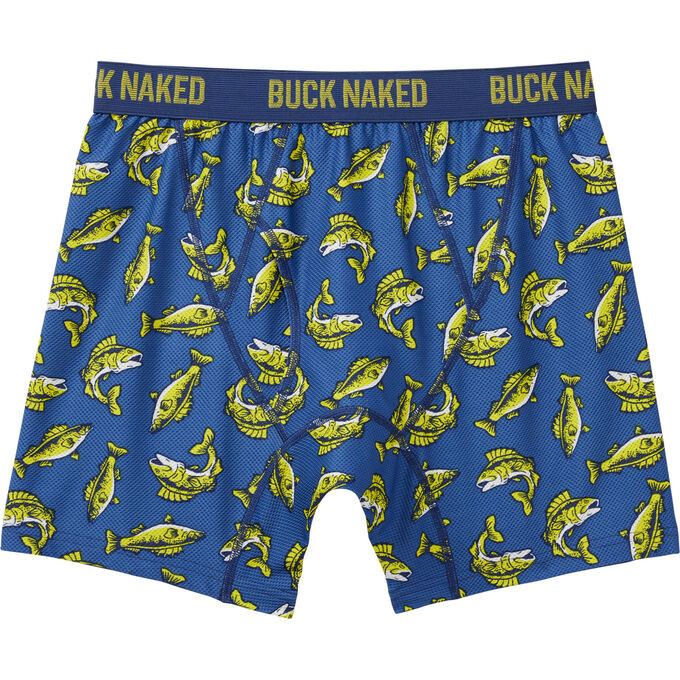 Men's Go Buck Naked Performance Pattern Boxer Briefs | Duluth Trading Company