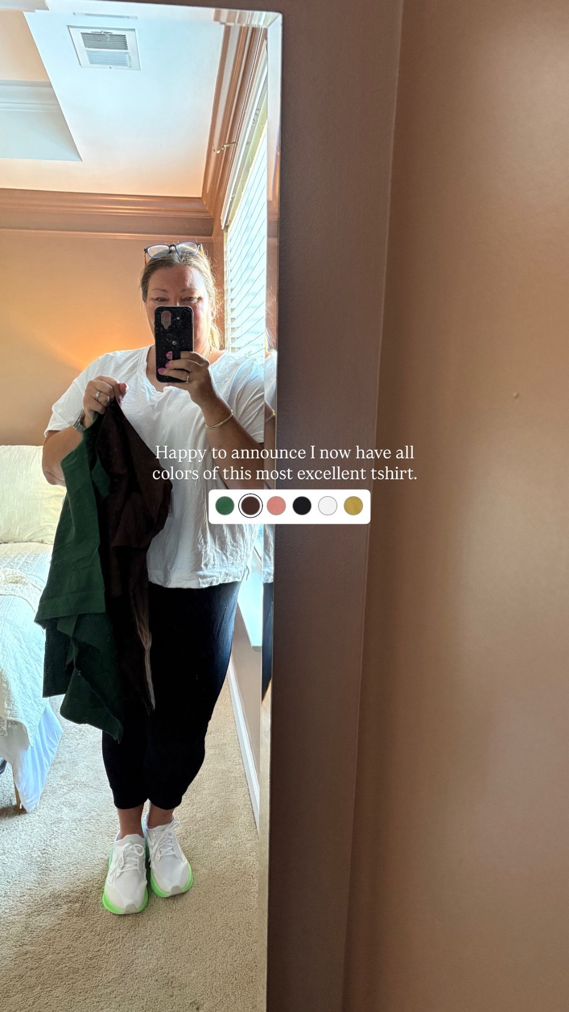 I have all colors in this tshirt. It’s so good. I sized up just for an oversized deeper
 v look! 

#LTKShoeCrush #LTKFindsUnder50 #LTKPlusSize