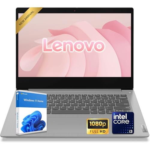 Lenovo IdeaPad 3 14" FHD Laptop | Intel Core i3 Processor | Windows 11 | 8GB DDR4 RAM | 256GB PCIe SSD | HDMI & SD Card Reader | Webcam w/Privacy Shutter | Perfect for Students, Work & Everyday Use | Amazon (US)