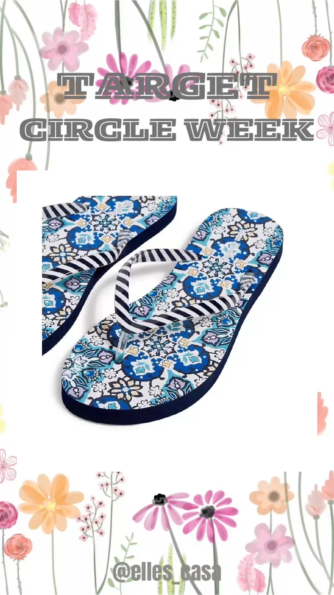 TARGET CIRCLE WEEK
Fun and stylish flip flops 🩴 Who can say no to these prices!

#LTKSaleAlert #LTKOver40 #LTKFindsUnder50
