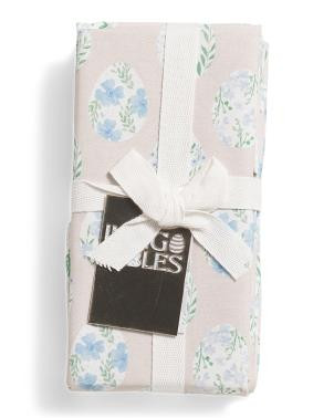 Set Of 4 Floral Easter Egg Napkins | TJ Maxx