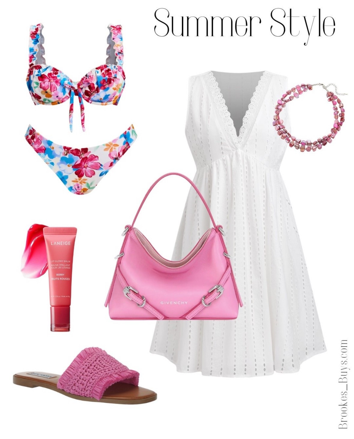 Cute summer dress and swimsuit. I like adding a pop of color to my outfitt

#LTKParties #LTKItBag #LTKSwim