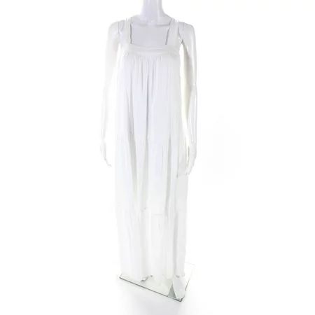 Elan Women s Sleeveless Maxi Dress White Size L | Walmart (US)