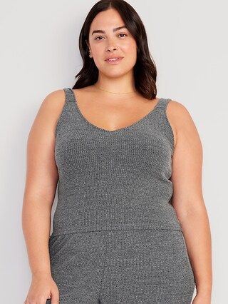 Rib-Knit Lounge Tank Top for Women | Old Navy (US)