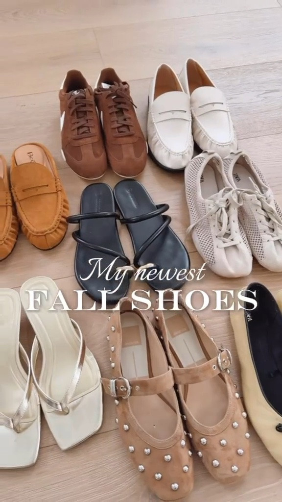 My newest fall shoes 🤎🍂
Ballet flats 
Sneakers 
Loafers 
Mule
Heels
Sandals
Fall outfits women

#LTKootd #LTKU #LTKOver40