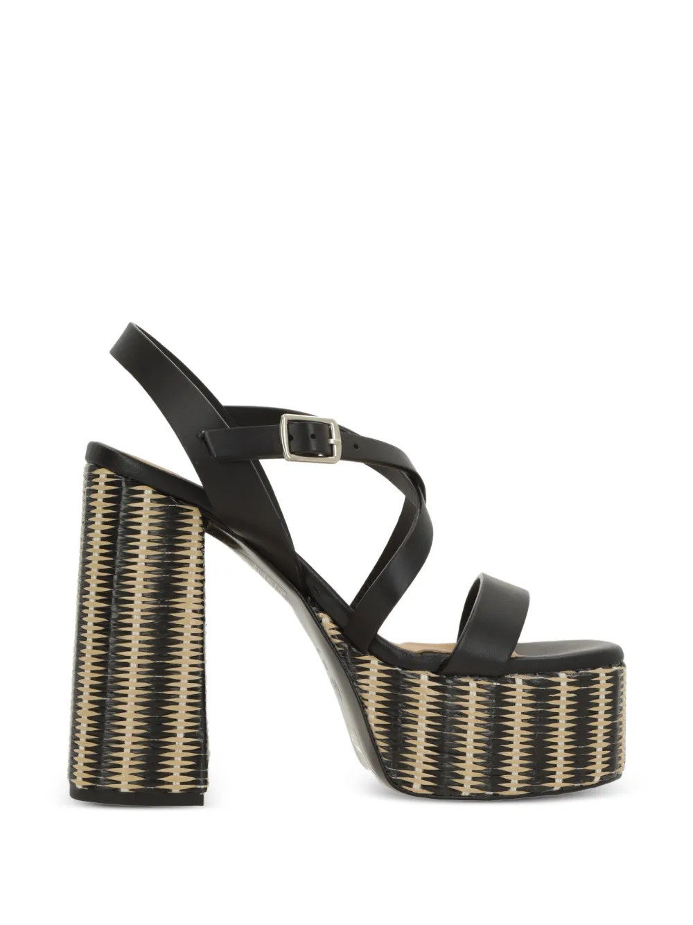 Castañer Felisa crisscross platform sandals - Black | Farfetch Global