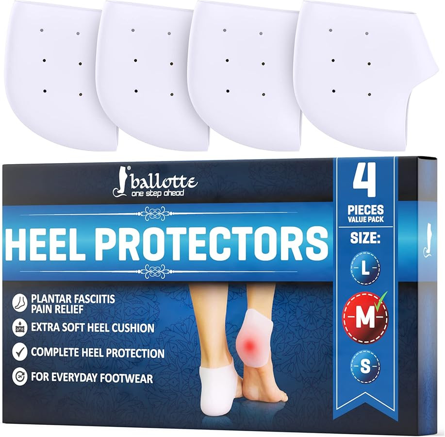 Ballotte Premium Silicone Heel Protectors for Shoes, Gel Heel Cups & Cushion Inserts for Women & ... | Amazon (US)