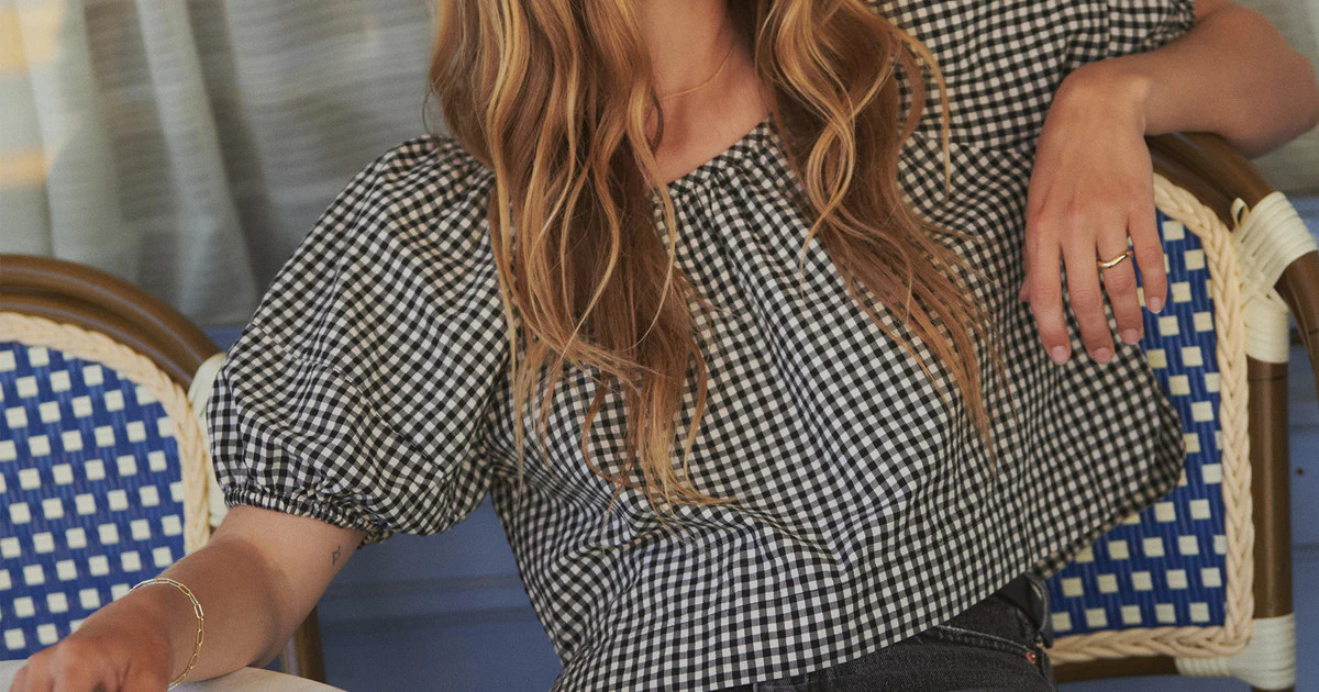 Gia Poplin Blouse | Marine Layer