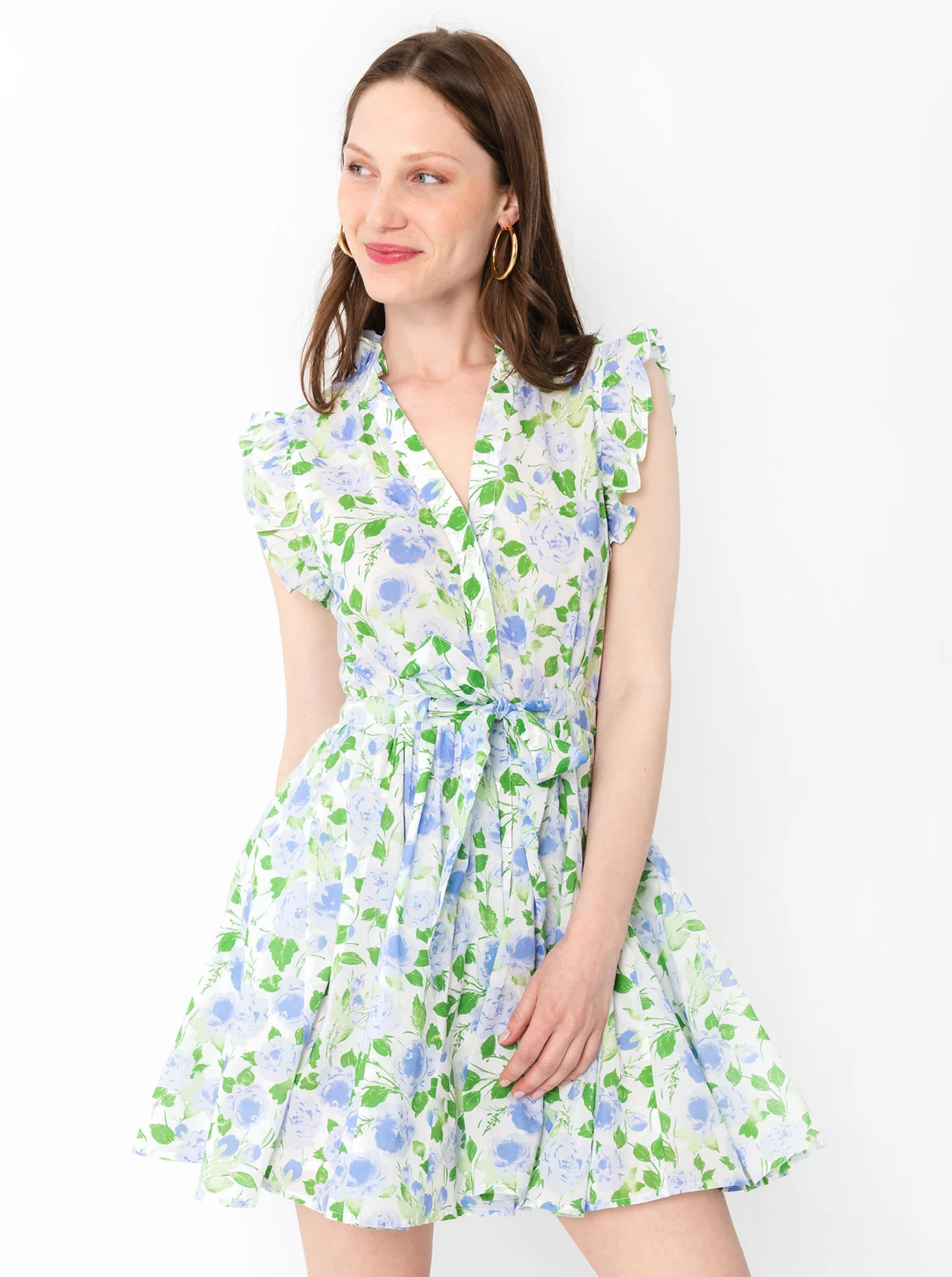 Hailey in Garden Soireé Bluebell | MAHI GOLD