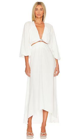 Colette Dress in Cream | Spring Summer Maxi Dress With Sleeves Long Sleeve Maxi Dress | Revolve Clothing (Global)