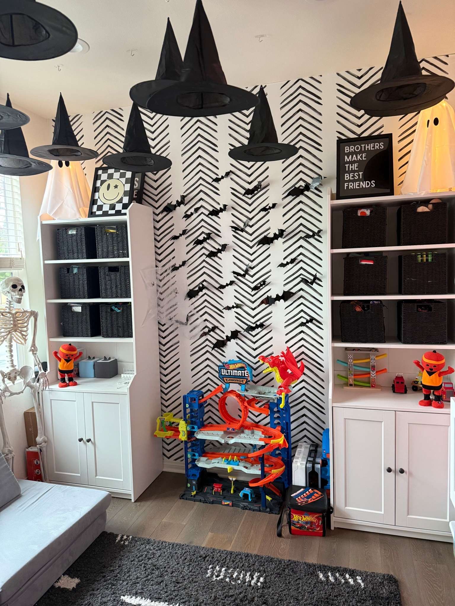 Kids Halloween Playroom Decorations 💀

Amazon, Target, kids playroom, kids Halloween decorations, Halloween decor, floating witches hats, playroom organization, Halloween bat decor, light up ghosts 

#LTKSeasonal #LTKKids #LTKFindsUnder50