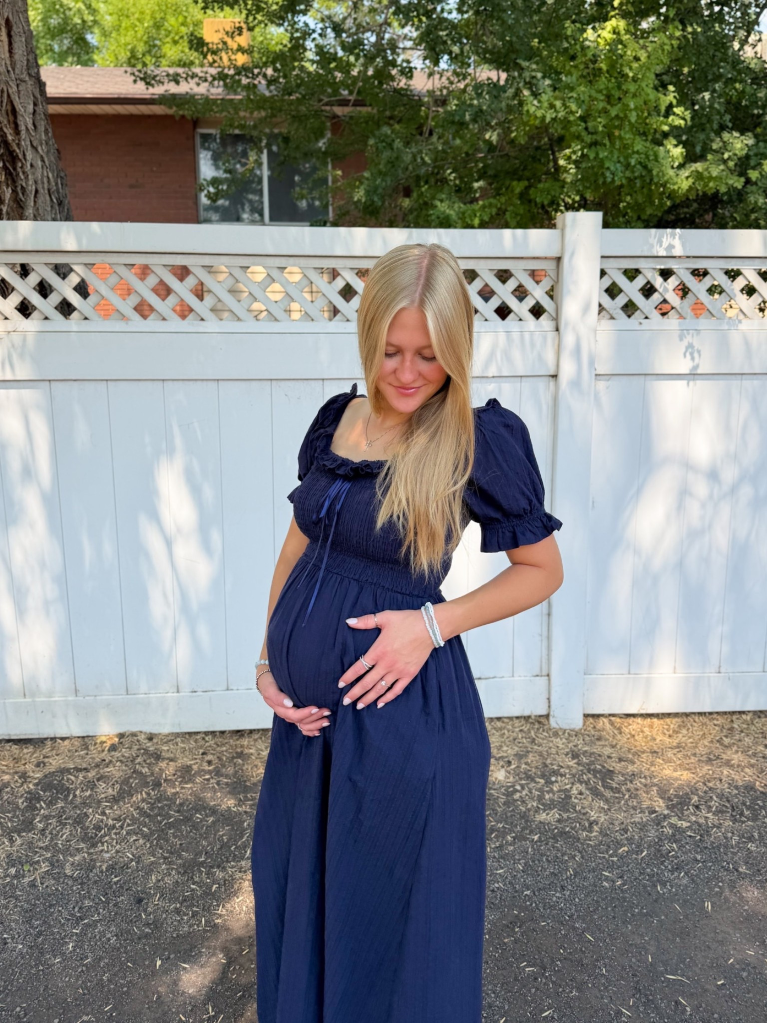 Bump friendly dress 💙

#LTKgrwm #LTKBump #LTKootd