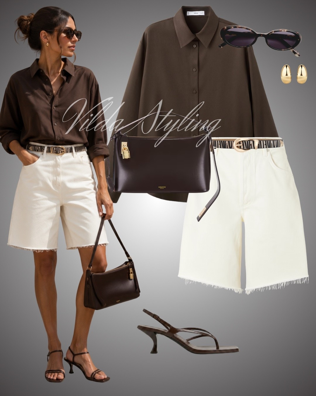 Chocolate tones 🤎
Effortless summer tailoring with a touch of gold. Zebra details for just the right amount of statement. ✨

#LTKStyle #SummerStyle #NeutralStyle #ChicOutfit #BermudaShorts #ChocolateBrown #QuietLuxury #SummerChic

#LTKeurope #LTKjeans #LTKstyletip #LTKbag