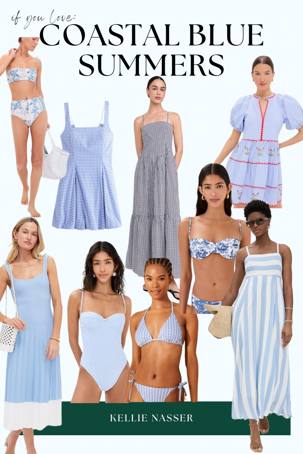 Coastal blue summer vibes coastal grandmother style east coast style Nantucket vacation beach outfits summer picnic outfits Memorial Day looks blue dresses rich girl summer hamptons summer Italy vacationn

#LTKWedding #LTKSwim #LTKTravel