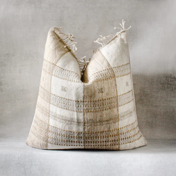 DIWA Indian Wool Pillow Cover - Etsy | Etsy (US)