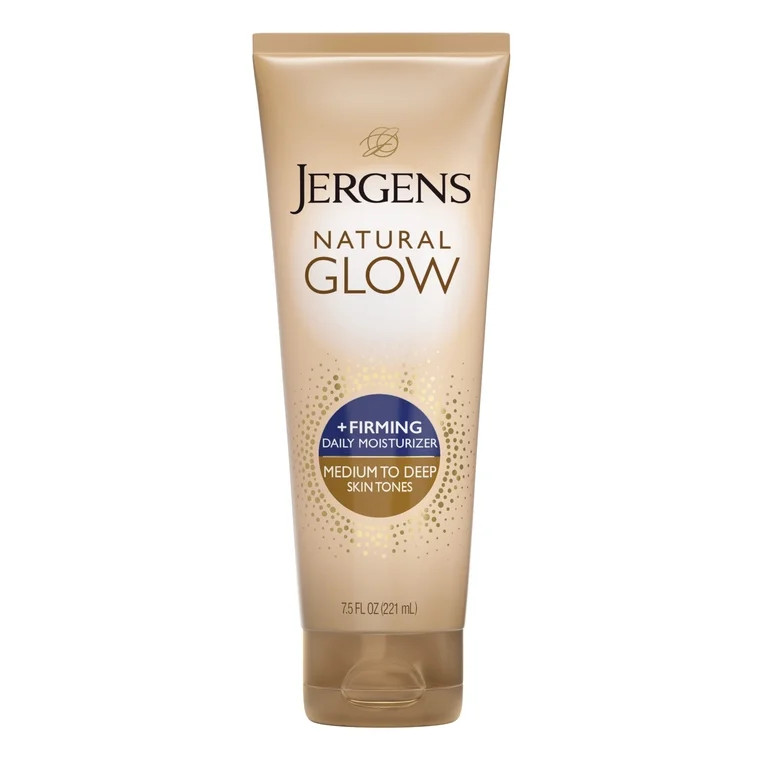 Jergens Natural Glow Firming Daily Moisturizer Medium to Tan Sunless Self Tanner Lotion, 7.5 fl o... | Walmart (US)
