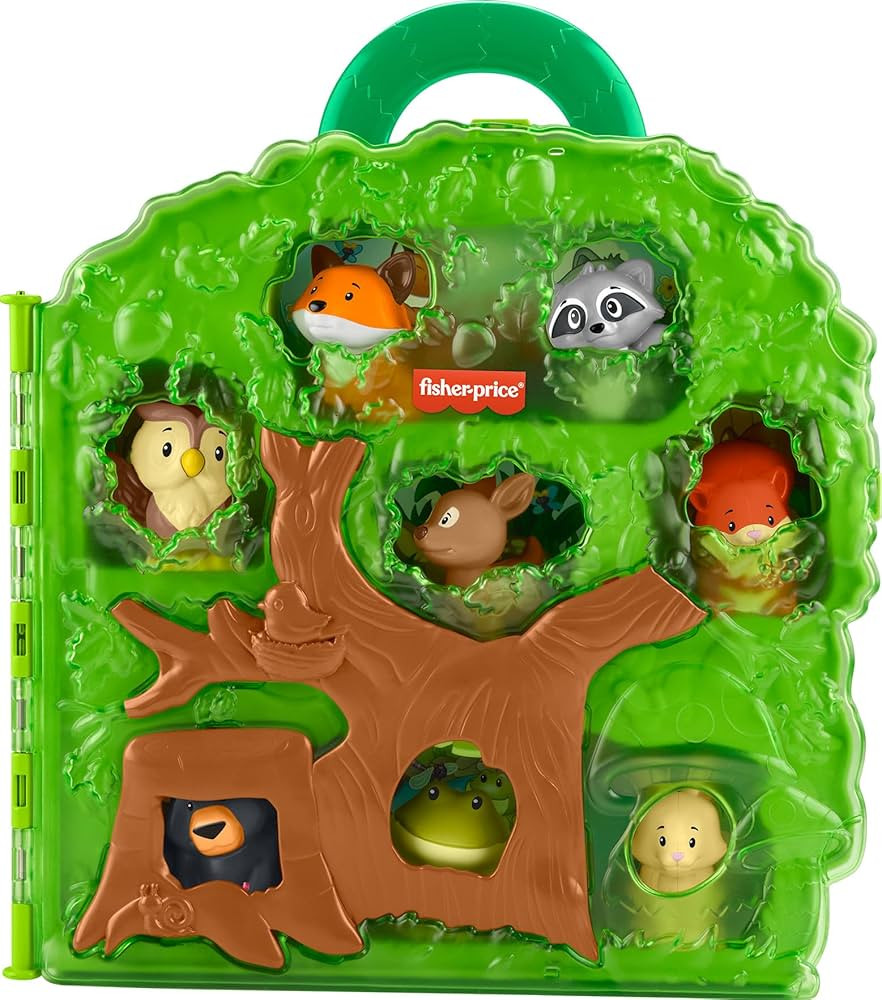 Fisher-Price Little People Toddler Toy Forest Friends Carry Case Playset with Animal Figures for ... | Amazon (US)