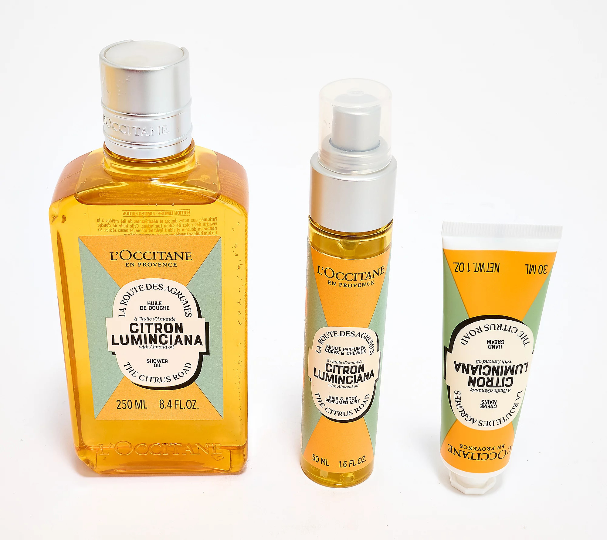 L'Occitane Citron Luminciana Layering 3pc Gift Set | QVC