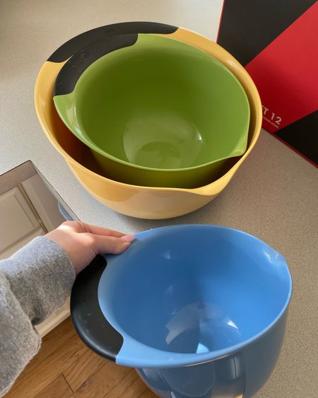 Our new mixing bowls. They have rubber on the bottom so they don’t slide around. Very sturdy and good quality 

#LTKhome #LTKFind #LTKunder50