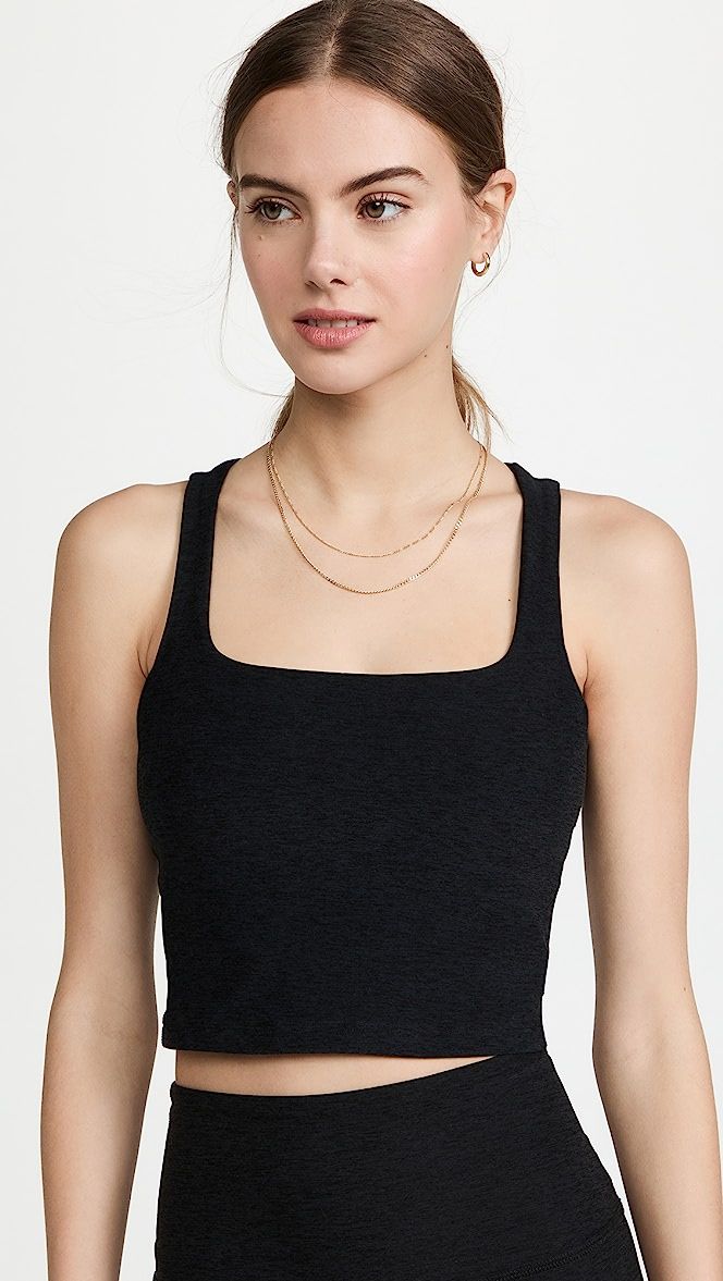 Square Neck Cropped Tank | Shopbop